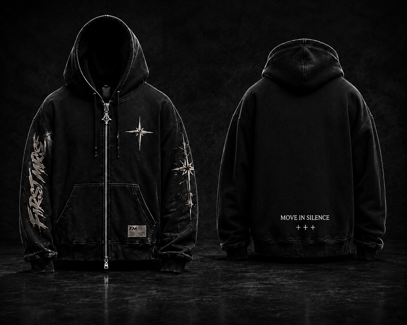 Move In silence zip-ups